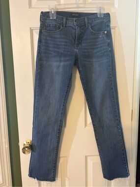 Banana Republic Cropped Ankle Jeans in Medium Blue Wash